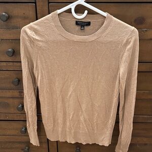 Banana Republic Women's Tan Silk Cashmere Sweater